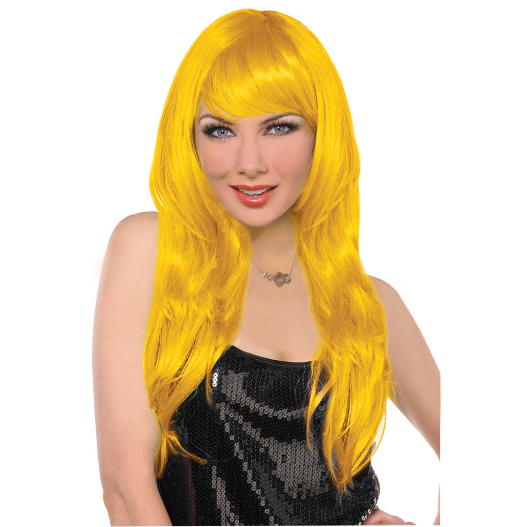 Glamorous Yellow Wig Costumes & Apparel - Party Centre