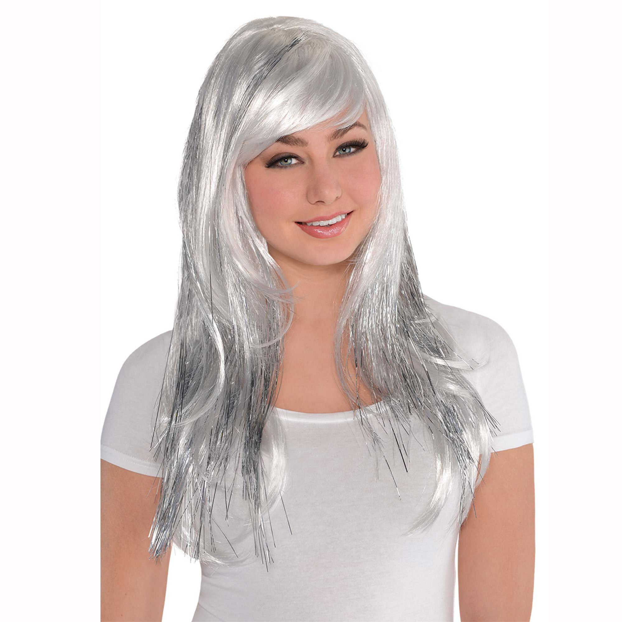 Silver Glamorous Wig