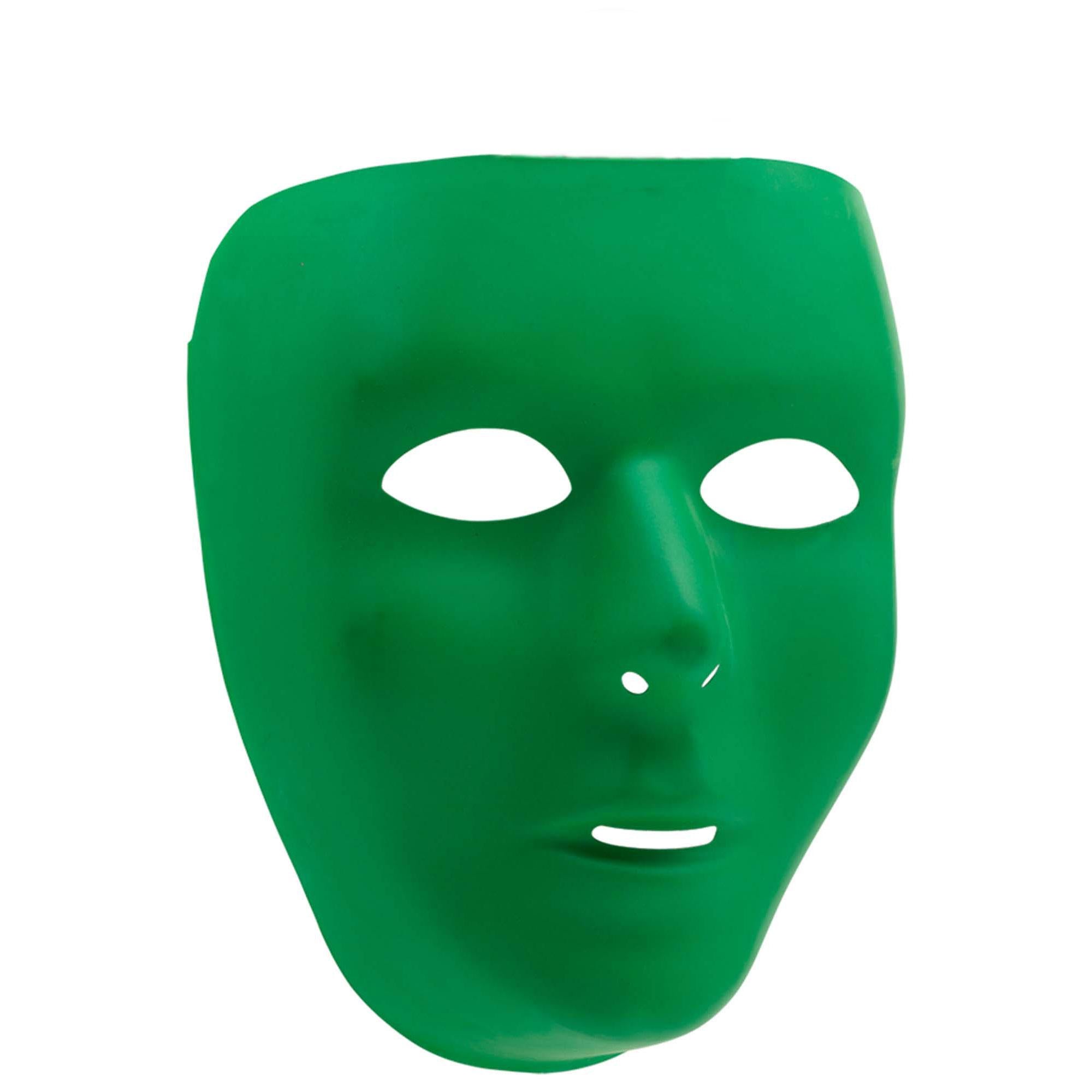 Mask Full Face Green Costumes & Apparel - Party Centre
