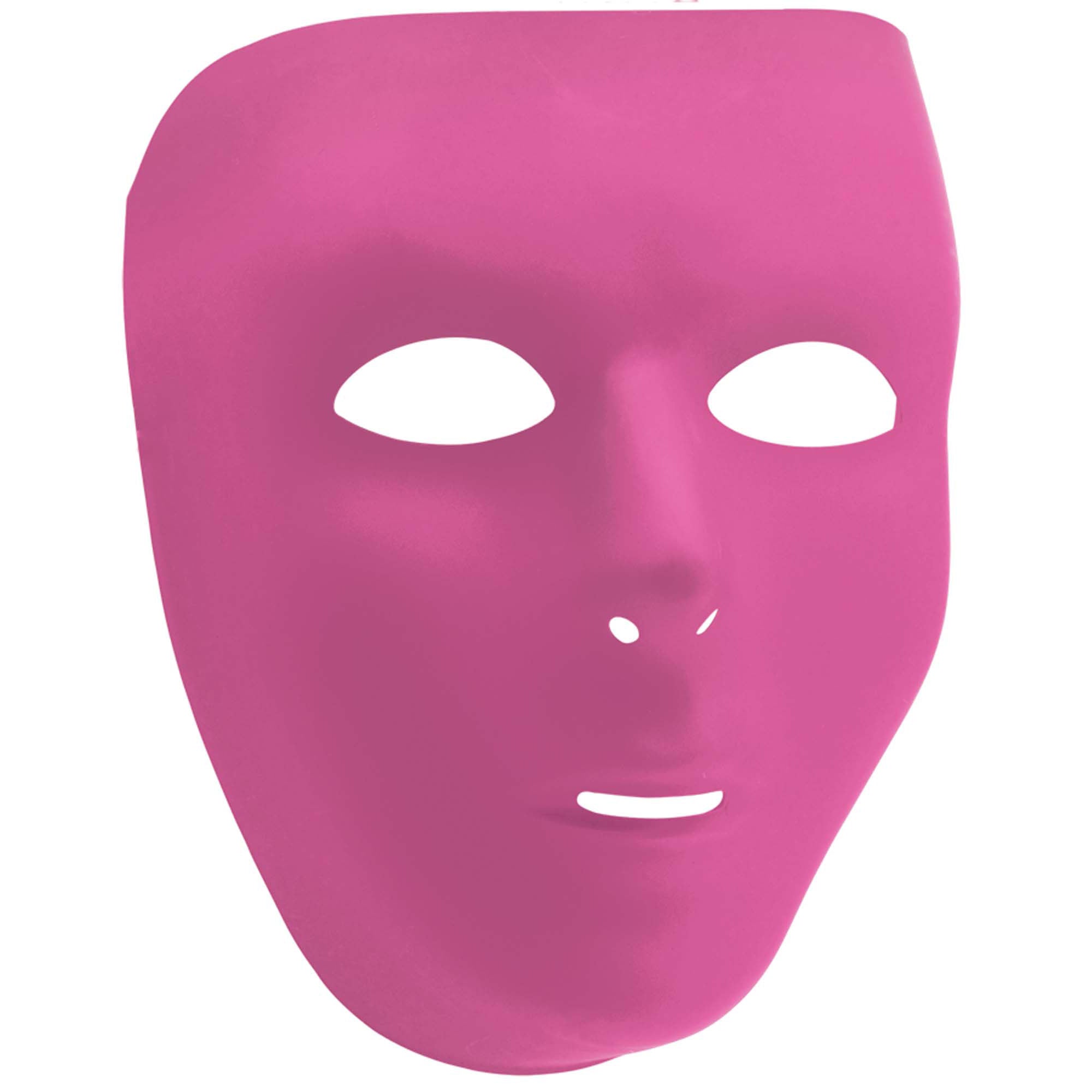 Pink Full Face Mask Costumes & Apparel - Party Centre