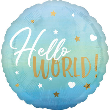 Blue Baby Boy Foil Balloon 45cm Balloons & Streamers - Party Centre