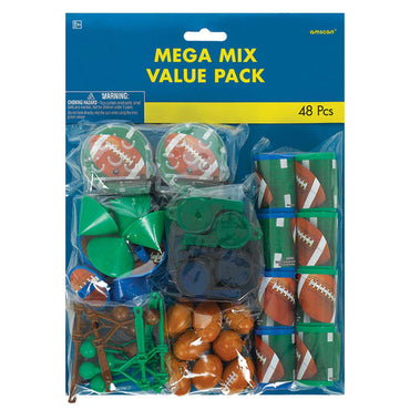 Sports Championship Football Value Pack Favors 48pcs Party Favors - Party Centre
