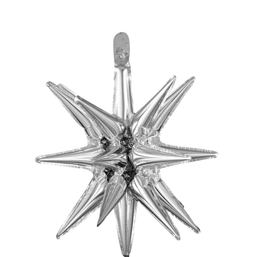 Silver Small Magic Star Multi-Balloon 45x50cm Balloons & Streamers - Party Centre