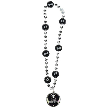 Groom Party Bead Necklace 20 x 3in Costumes & Apparel - Party Centre
