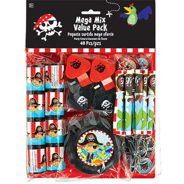 Pirate Party Value Pack Favor 48pcs Party Favors - Party Centre