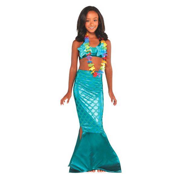Child Teal Mermaid Kit Costumes & Apparel - Party Centre