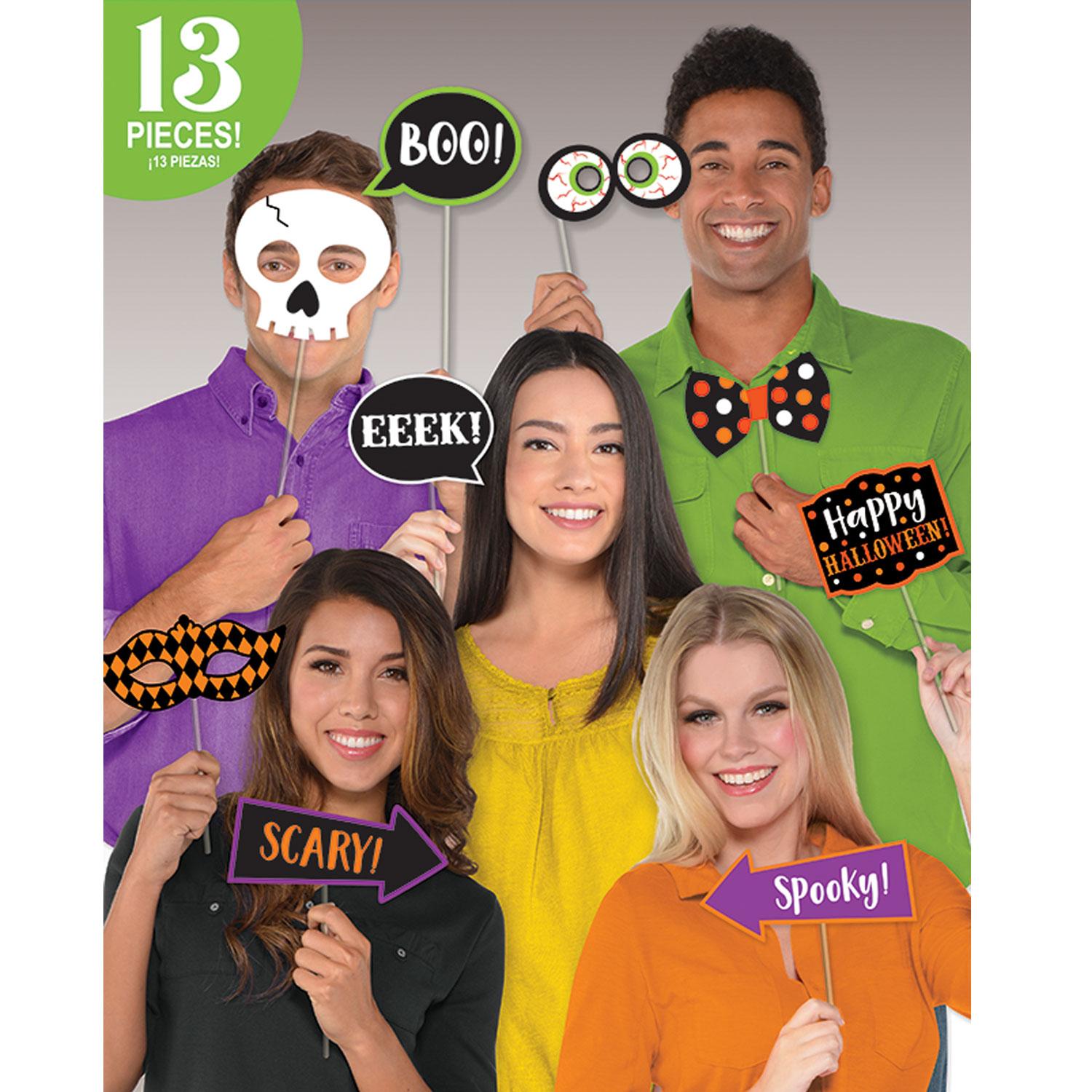 Witches' Crew  Photo Props 13pcs Party Accessories - Party Centre
