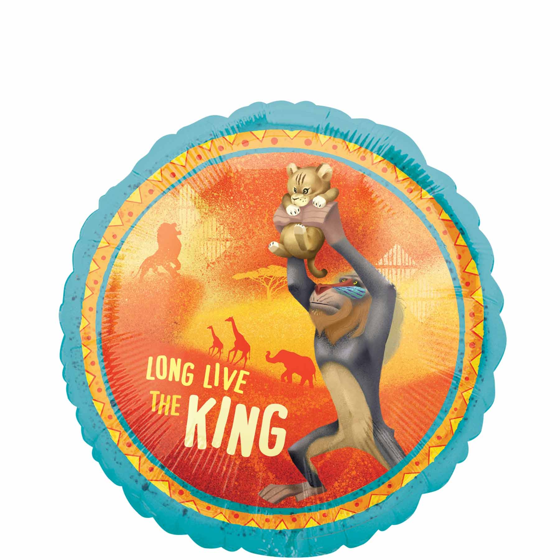 Lion King Foil Balloon 45cm Balloons & Streamers - Party Centre