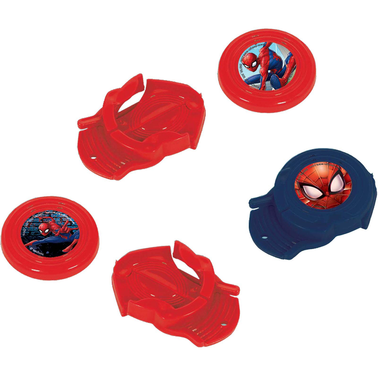 Spider-Man Webbed Mini Disc Shooter 12pcs Party Favors - Party Centre