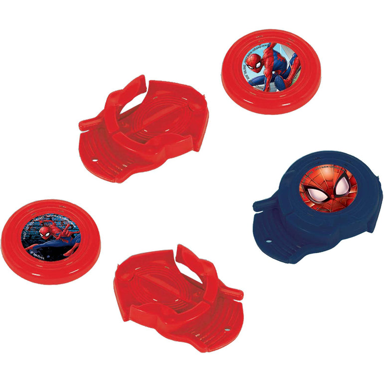 Spider-Man Webbed Mini Disc Shooter 12pcs Party Favors - Party Centre