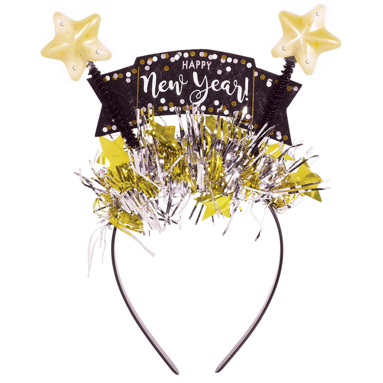 New Years Light Up Headbopper Costumes & Apparel - Party Centre