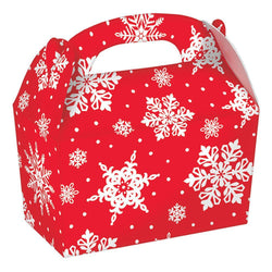 Snowflakes Gable Box Favours - Party Centre