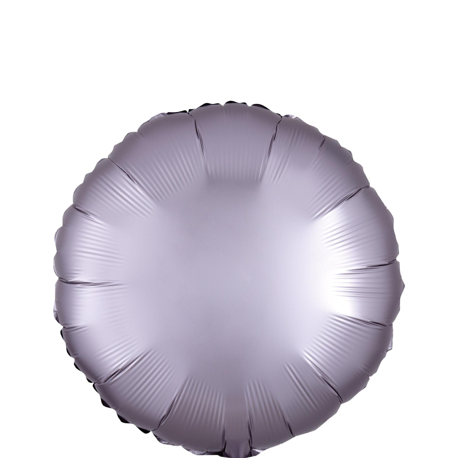 Greige Circle Satin Luxe Foil Balloon 45cm Balloons & Streamers - Party Centre