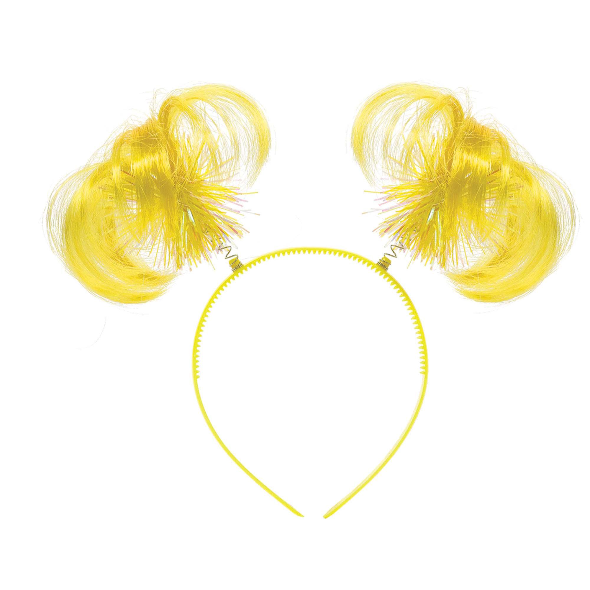 Head Bopper Ponytail Yellow Costumes & Apparel - Party Centre