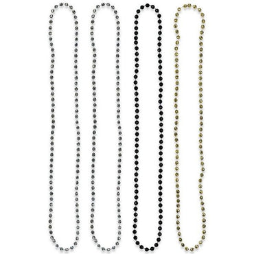 Let's Party Diamond Bead Necklaces 60in, 4pcs Costumes & Apparel - Party Centre