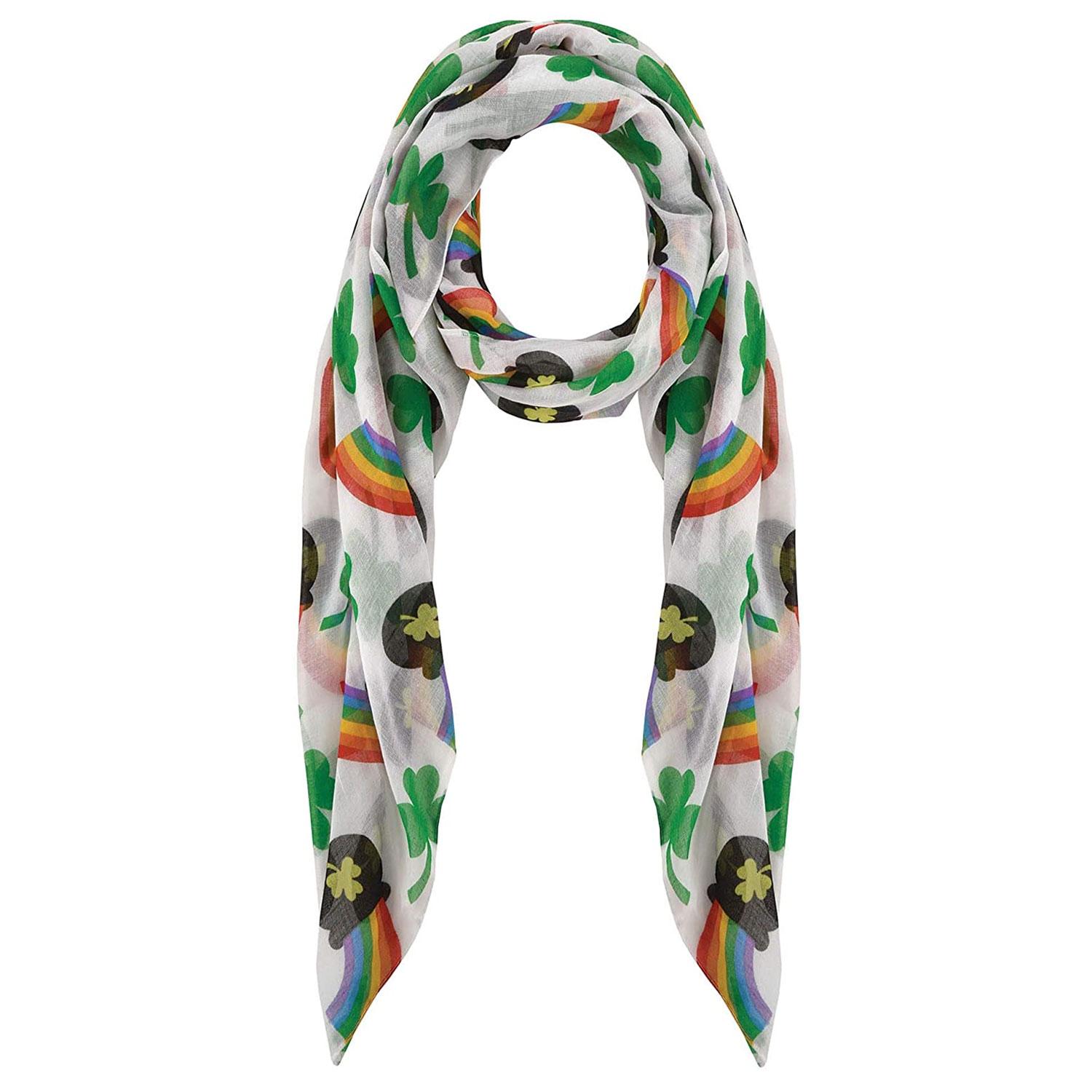 St. Patrick's Day Rainbow Scarf Party Accessories - Party Centre