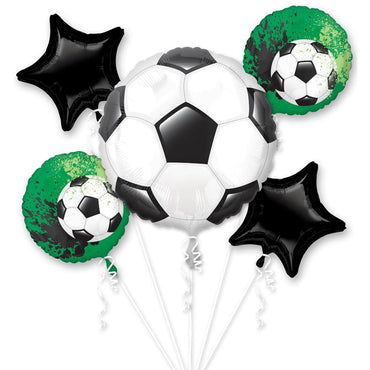 Goal Getter Balloon Bouquet 5pcs Balloons & Streamers - Party Centre