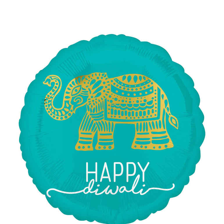 Diwali Celebration Foil Balloon 45cm Balloons & Streamers - Party Centre