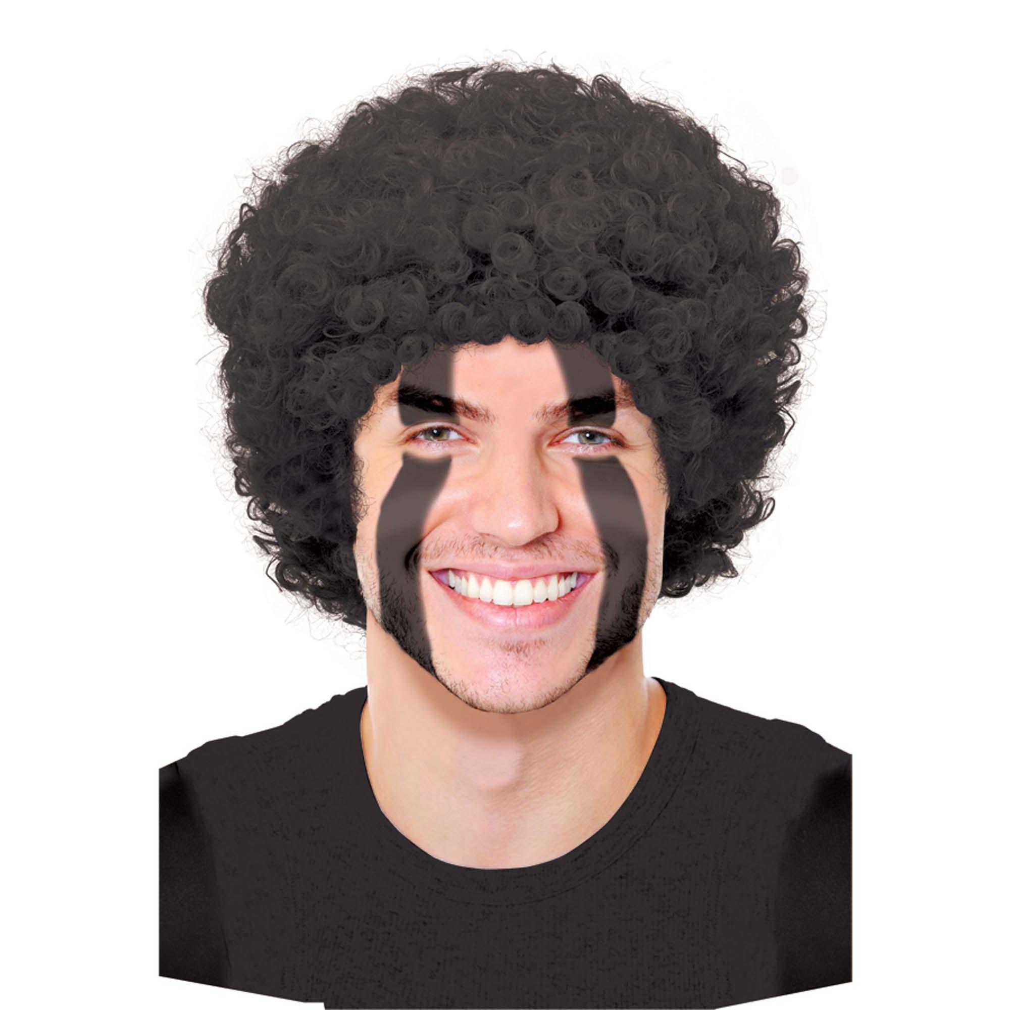 Black Curly Wig Costumes & Apparel - Party Centre