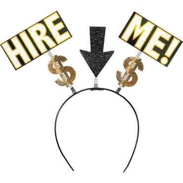 Grad Hire Me Headbopper Costumes & Apparel - Party Centre