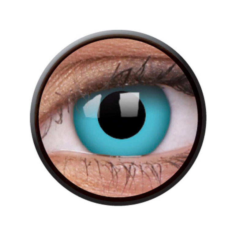 Sky Blue Crazy Lens One Day Costumes & Apparel - Party Centre