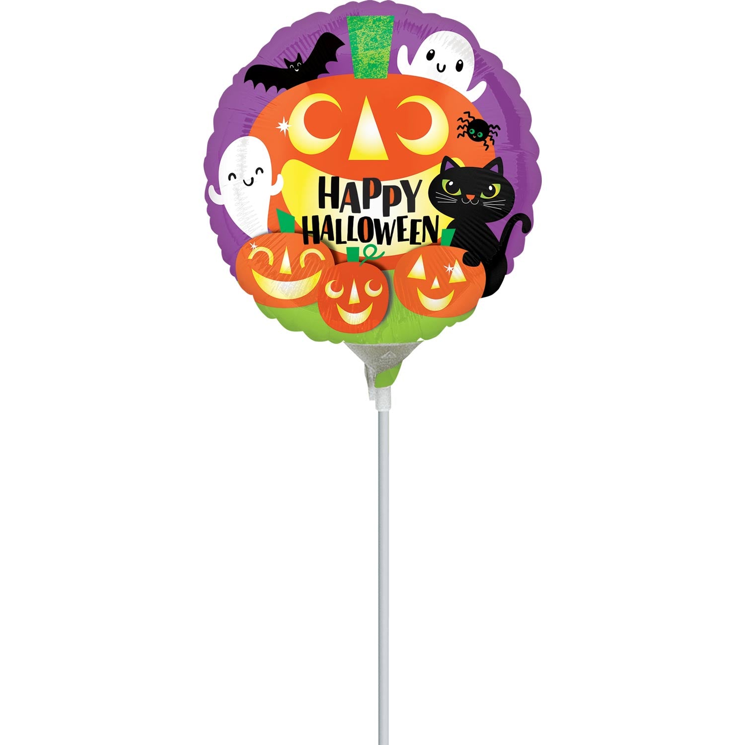 Happy Halloween Friends Foil Balloon 22cm Balloons & Streamers - Party Centre