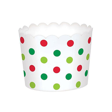 Christmas Small Paper Cups 36pcs Printed Tableware - Party Centre