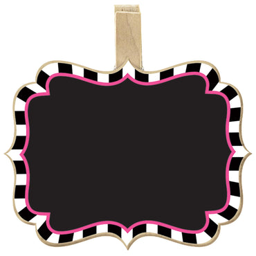 Mad Tea Party Chalkboard Clips 8pcs Party Accessories - Party Centre