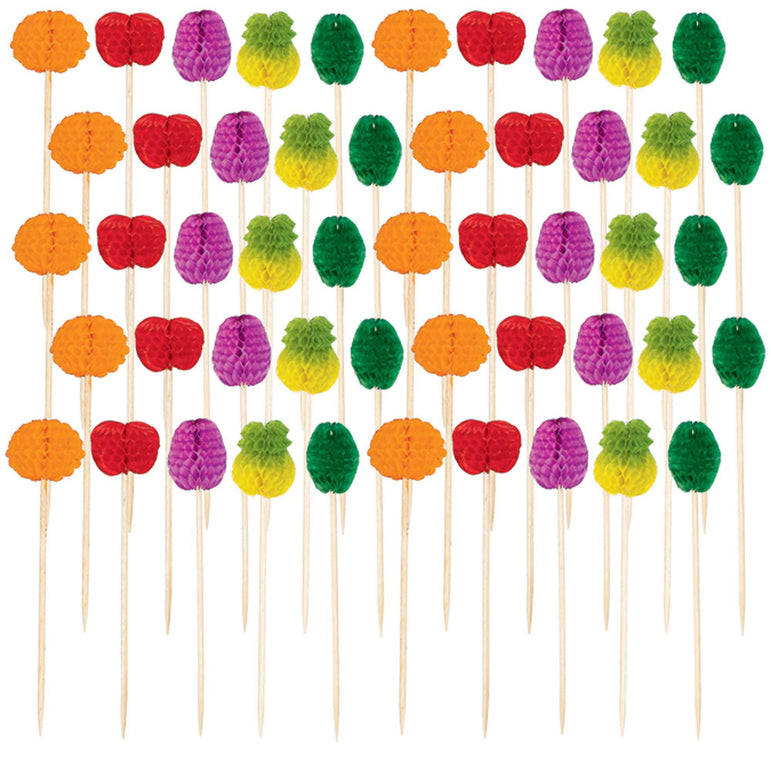 Honeycomb Fruit Picks  50pcs Party Accessories - Party Centre
