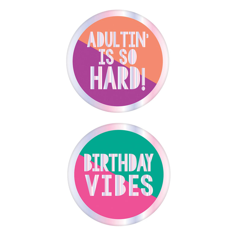 Young and Fab Cardboard Coasters 18pcs Decorations - Party Centre