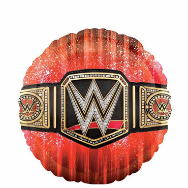 WWE Round Foil Balloon 45cm Balloons & Streamers - Party Centre