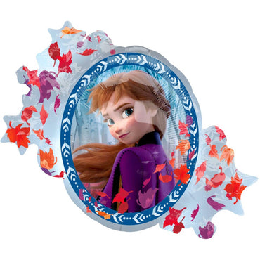 Frozen 2 Satin SuperShape Balloon 76x66cm Balloons & Streamers - Party Centre