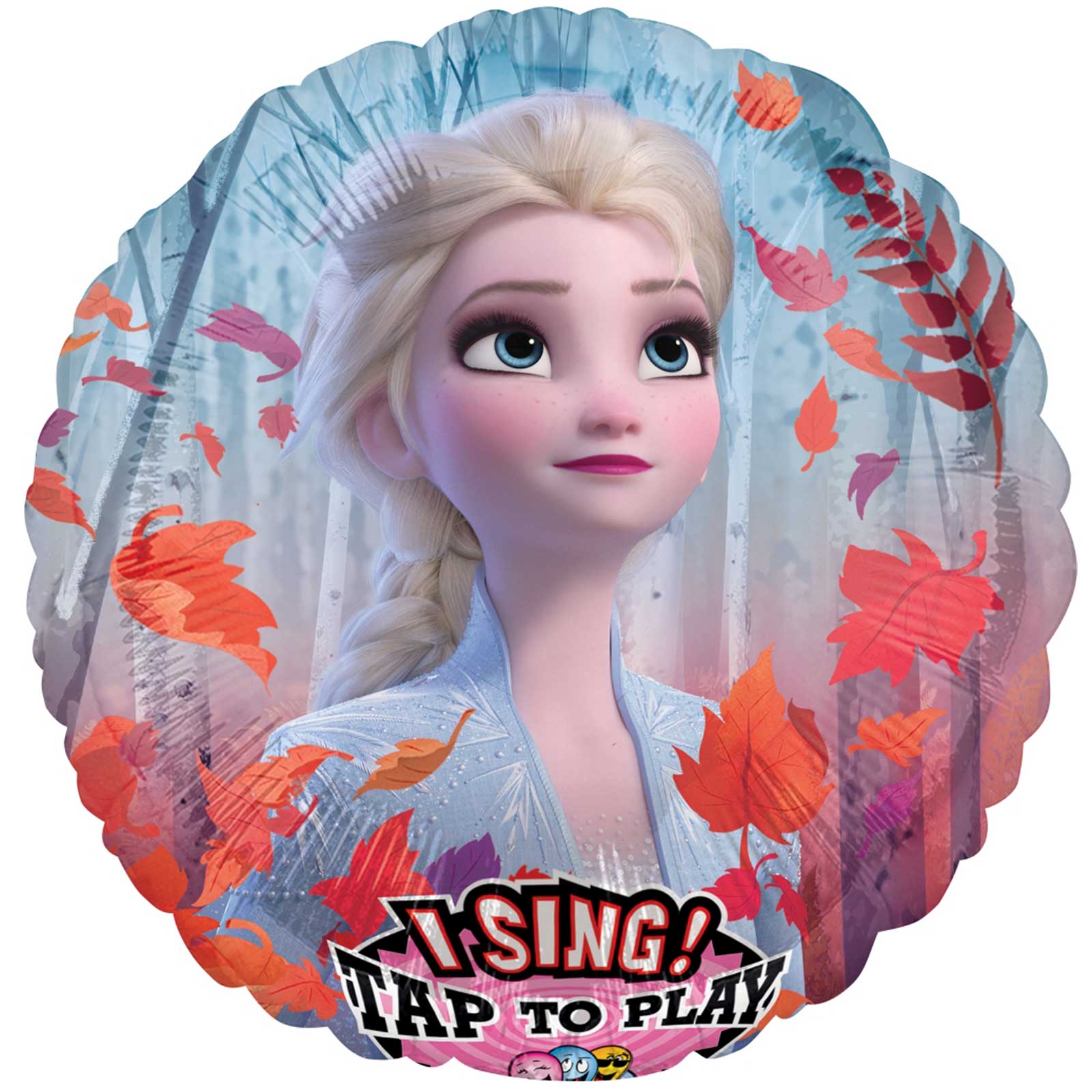 Frozen & Elsa Jumbo Sing-A-Tune Balloon 71cm Balloons & Streamers - Party Centre