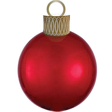 Red Ornament Kit Orbz Balloon 38x50cm Balloons & Streamers - Party Centre