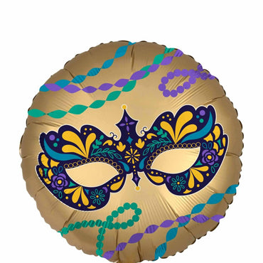 Night In Disguise Mask Foil Balloon 45cm Balloons & Streamers - Party Centre