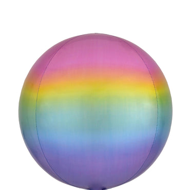 Pastel Ombre Orbz Balloon 38x40cm Balloons & Streamers - Party Centre