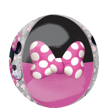 Minnie Mouse Forever Clear Orbz Balloon 38x40cm Balloons & Streamers - Party Centre