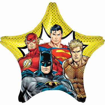 Justice League Jumbo Foil Balloon 71cm Balloons & Streamers - Party Centre