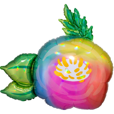 Beautiful Flower Iridescent SuperShape Balloon 76x73cm Balloons & Streamers - Party Centre