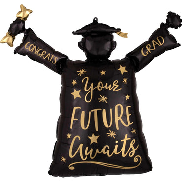 Your Future Awaits Graduation SuperShape 73x63cm Balloons & Streamers - Party Centre