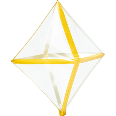 Gold Trim Anglez UltraShape Foil Balloon 38x63cm Balloons & Streamers - Party Centre