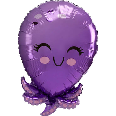 Octopus Standard Shape Balloon 35x21cm Balloons & Streamers - Party Centre