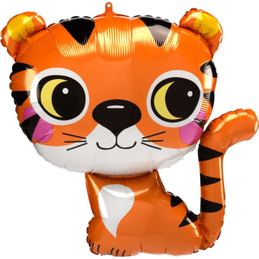 Tiger SuperShape Balloon 63cm Balloons & Streamers - Party Centre