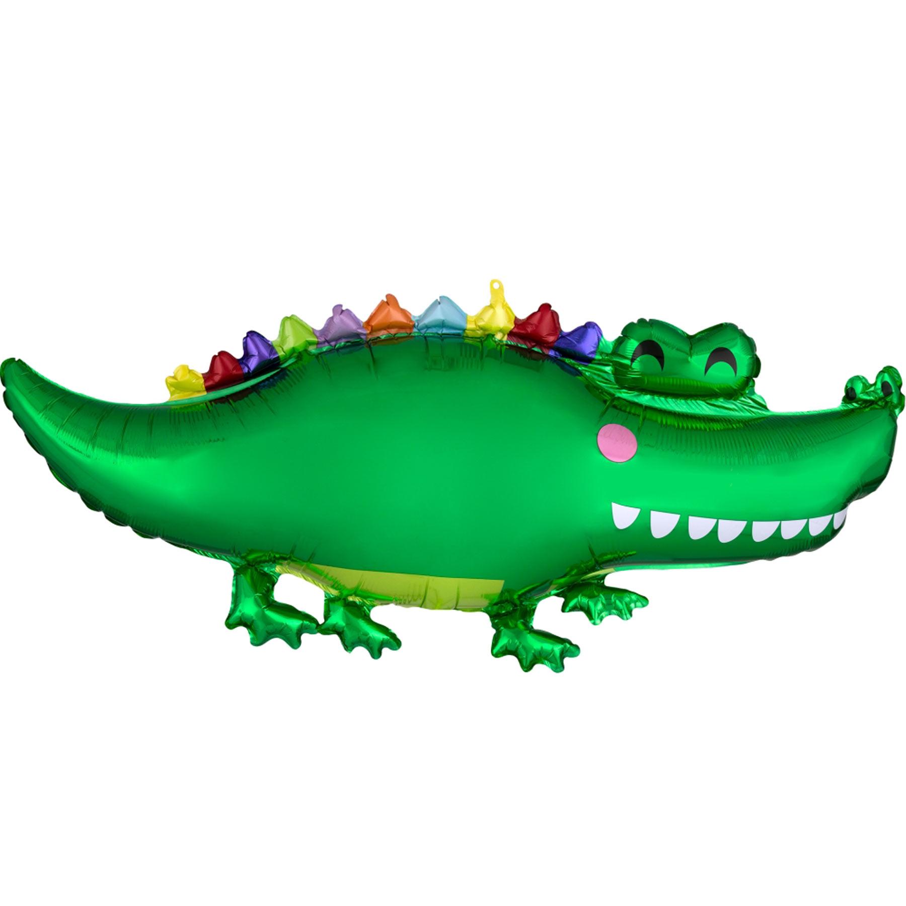 Happy Gator SuperShape Balloon 106x48cm Balloons & Streamers - Party Centre