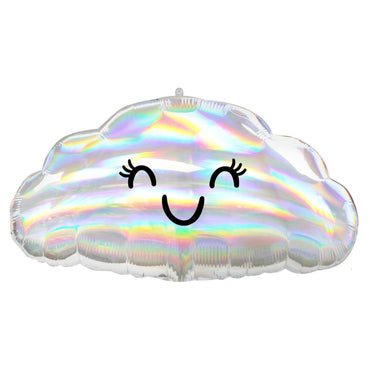 Cloud Iridescent Standard Shape 58x30cm Balloons & Streamers - Party Centre
