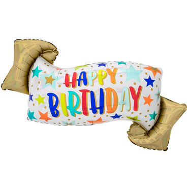 Birthday Banner SuperShape Balloon 60x88cm