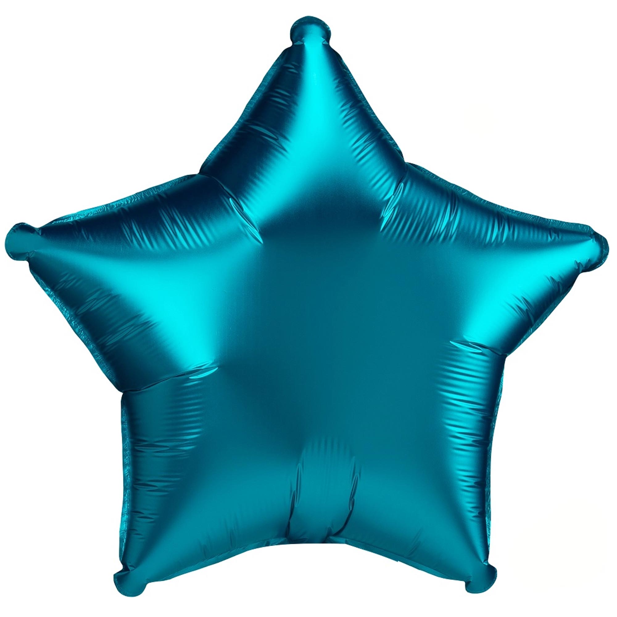 Satin Luxe Aqua Star Foil Balloon 45cm