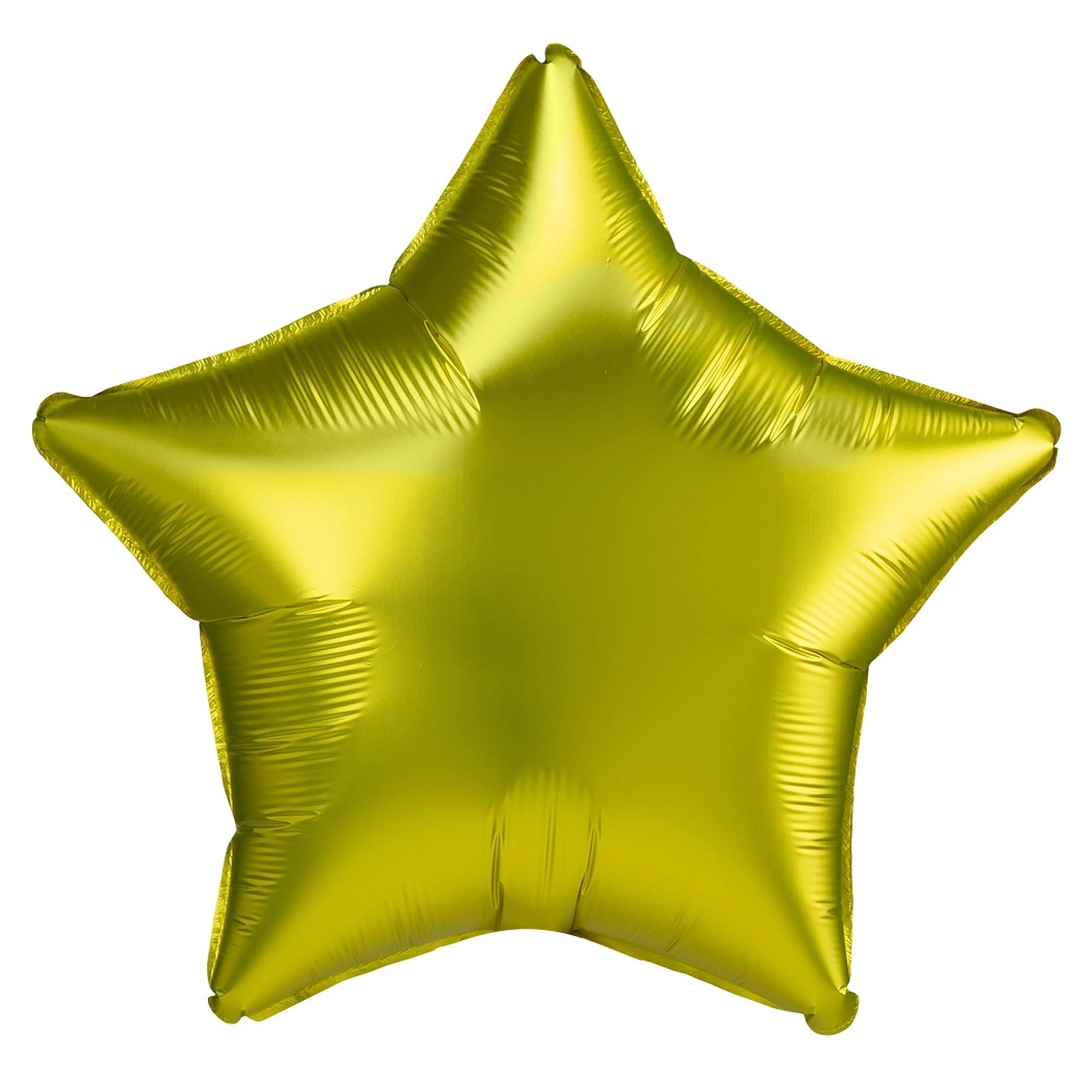 Satin Luxe Lemon Star Foil Balloon 45cm