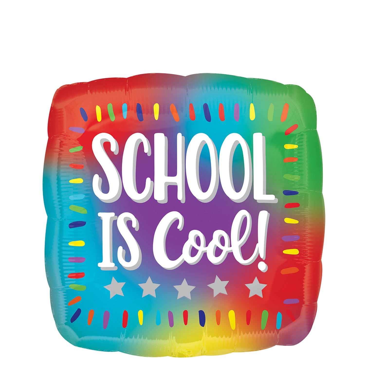 Ombre Back to School Foil Balloon 43x43cm