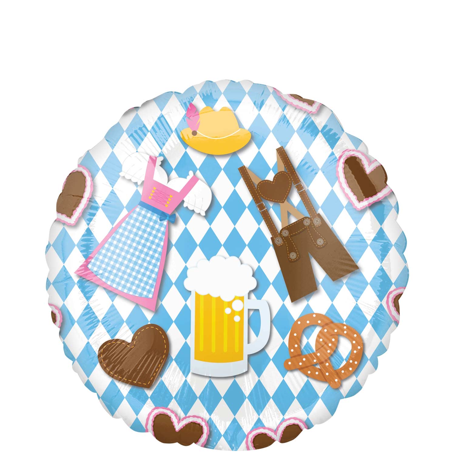 Oktoberfest Foil Balloon 43x43cm